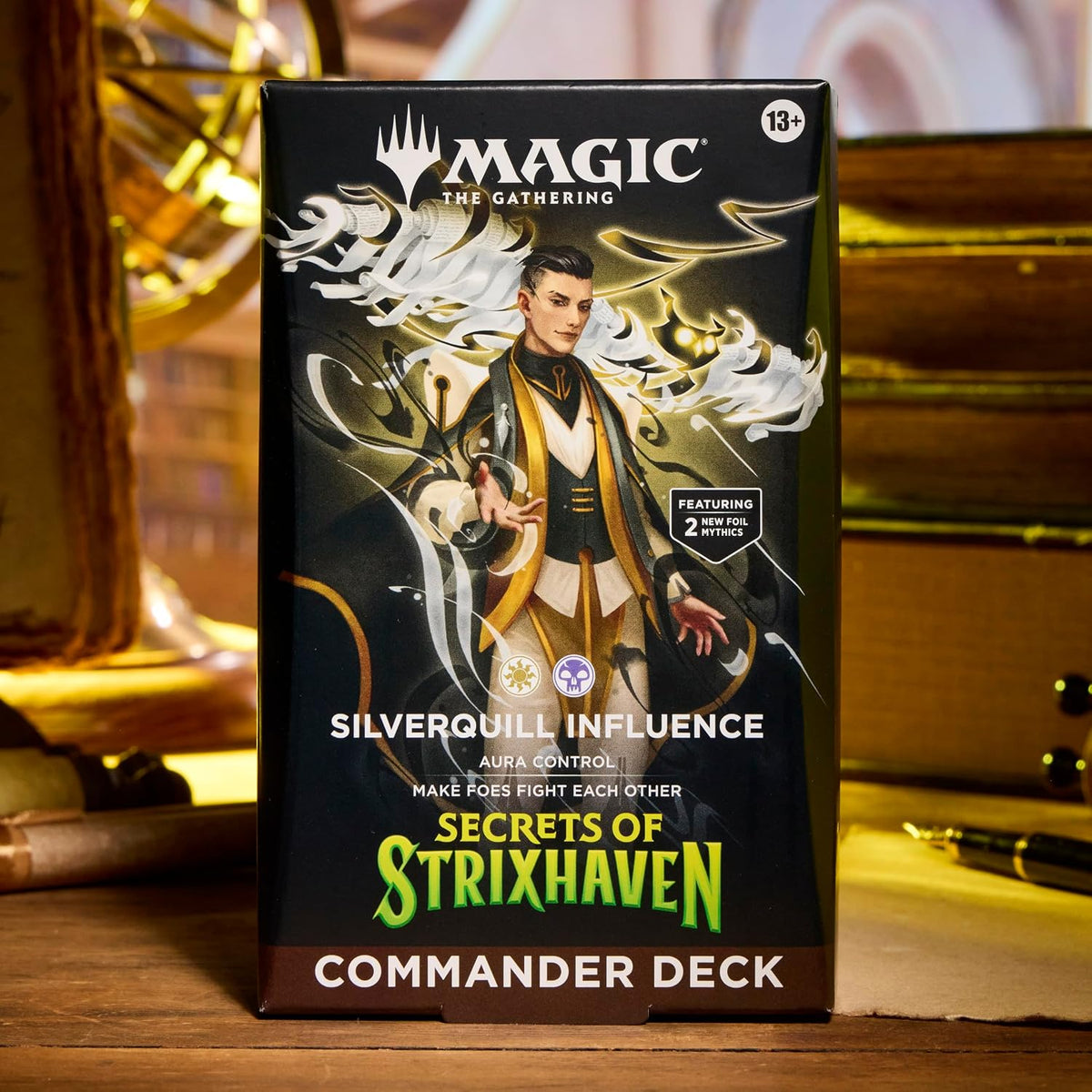 Magic: The Gathering - Silverquill Influence Secrets of Strixhaven Commander Deck - Trading Card - New - CaveGamers - Image 2