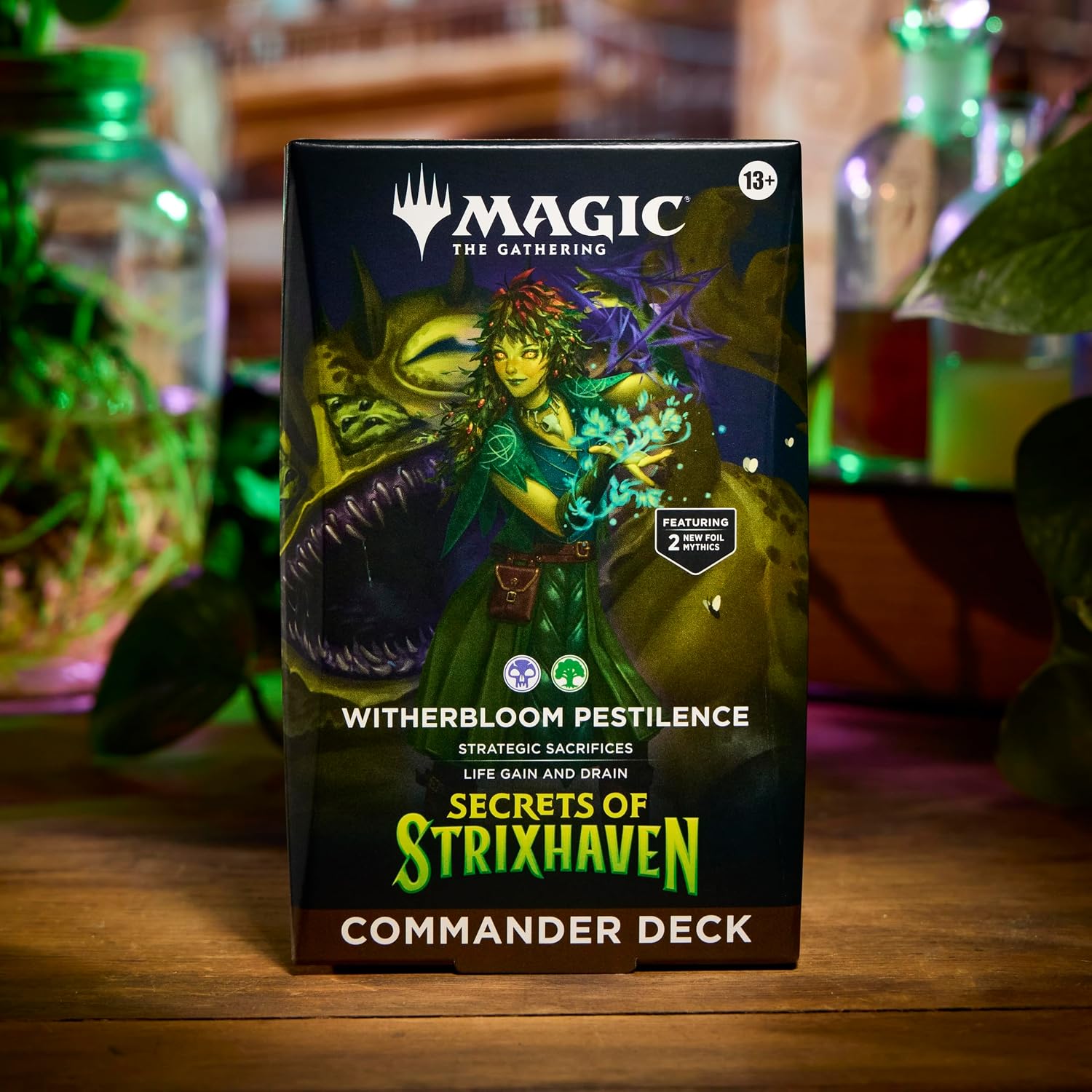 Magic: The Gathering - Witherbloom Pestilience Secrets of Strixhaven Commander Deck - Trading Card - New - CaveGamers - Image 2