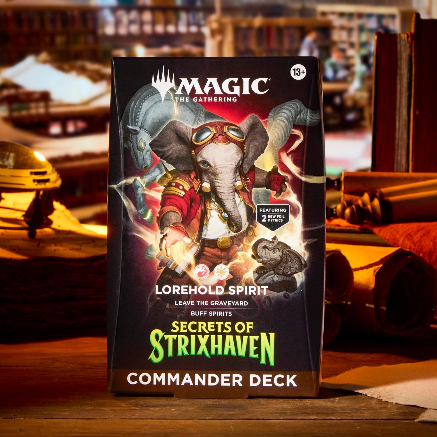 Magic: The Gathering - Lorehold Spirit Secrets of Strixhaven Commander Deck - Trading Card - New - CaveGamers - Image 2