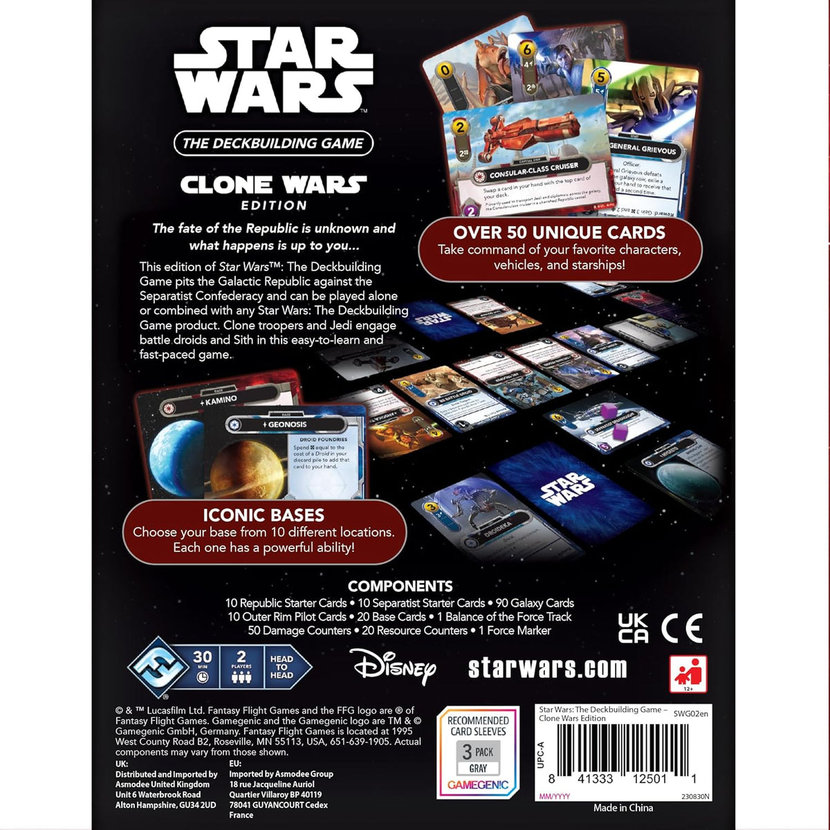 Star Wars: The Deckbuilding Game - Clone Wars Edition Trading Cards - Board Games - New - CaveGamers - Image 3