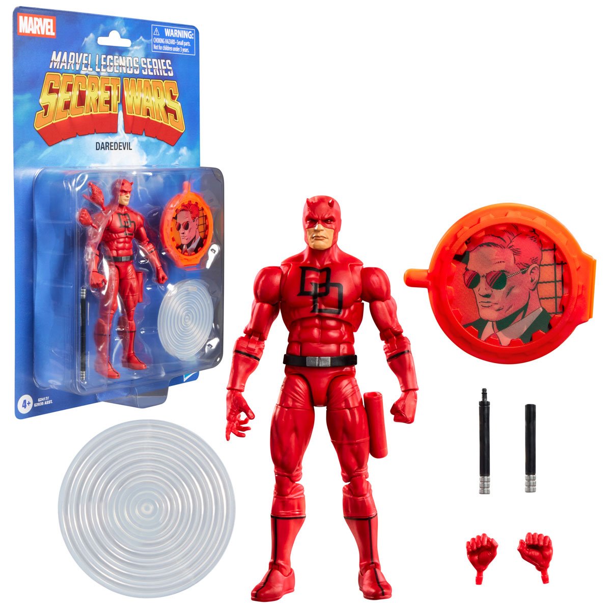 Secret Wars Marvel Legends Series Daredevil 6" Action Figure Action Figures - Toys - New - CaveGamers - Image 2
