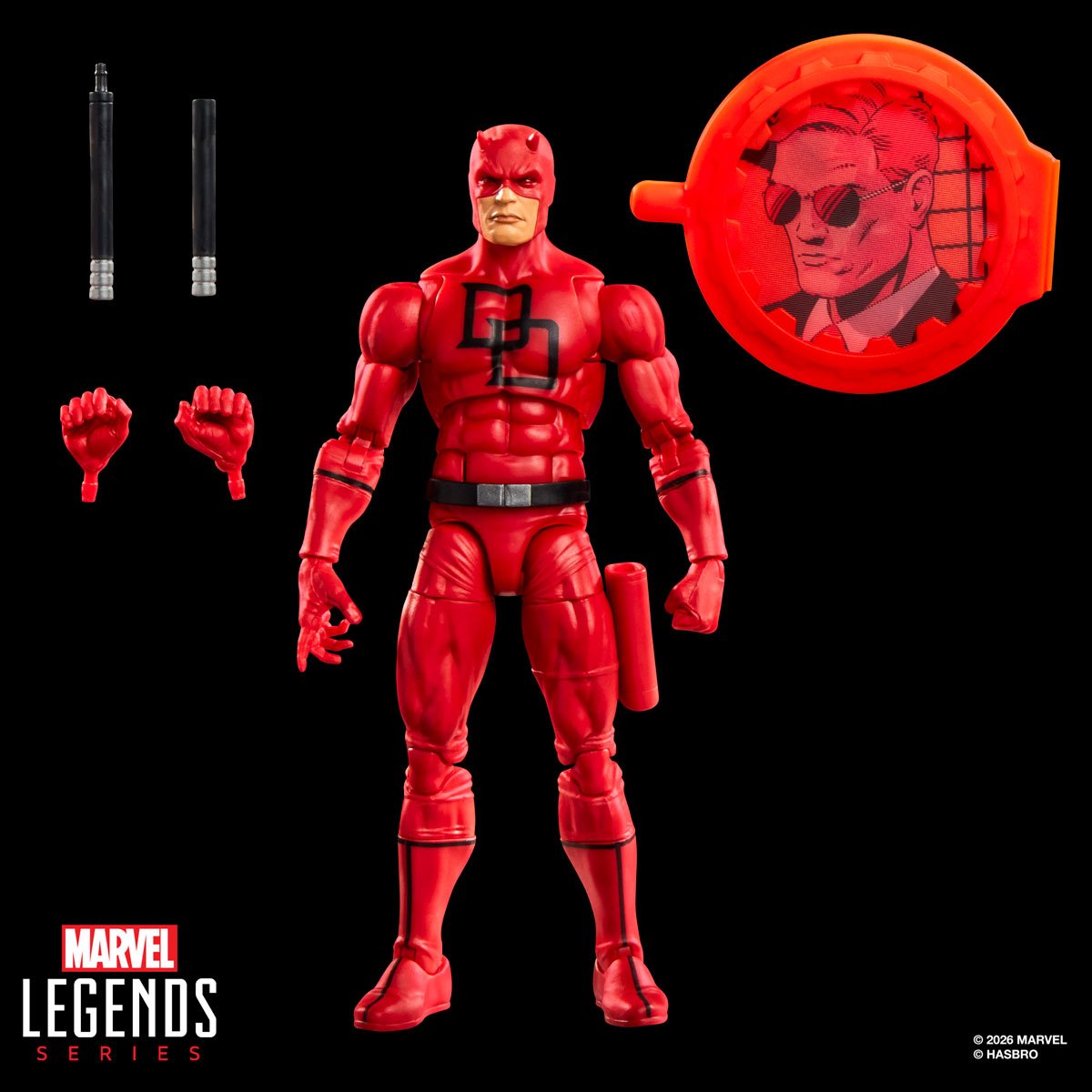 Secret Wars Marvel Legends Series Daredevil 6" Action Figure Action Figures - Toys - New - CaveGamers - Image 4