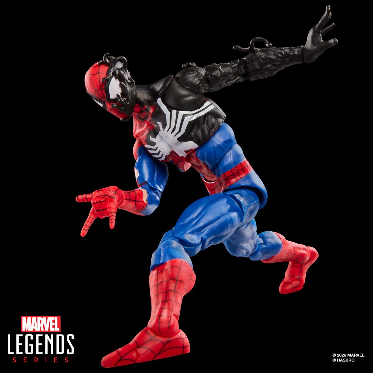 Secret Wars Marvel Legends Series Spider-Man (Alien Costume) 6" Action Figure Action Figures - Toys - New - CaveGamers - Image 7