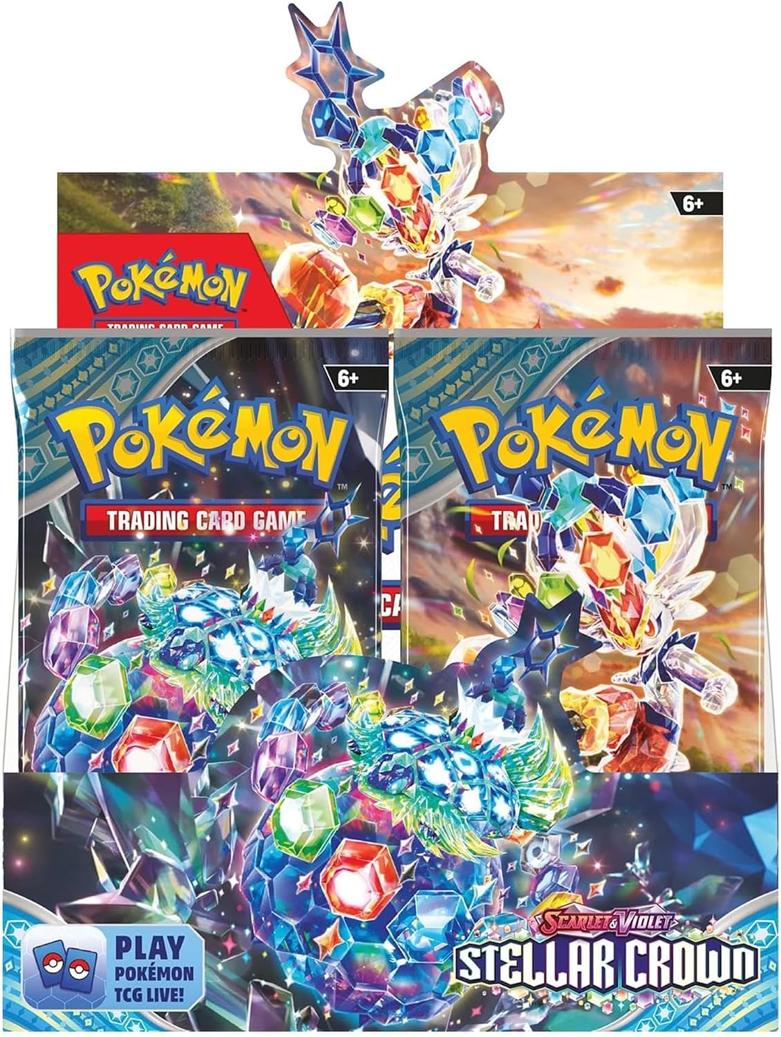 Pokemon TCG: Scarlet & Violet Stellar Crown Booster Box - Trading Card - New - CaveGamers - Image 2