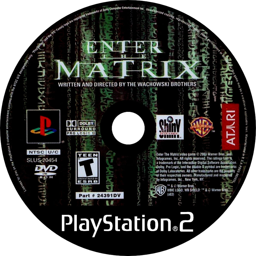 Enter the Matrix PS2 - Video Game - Used - CaveGamers - Image 3