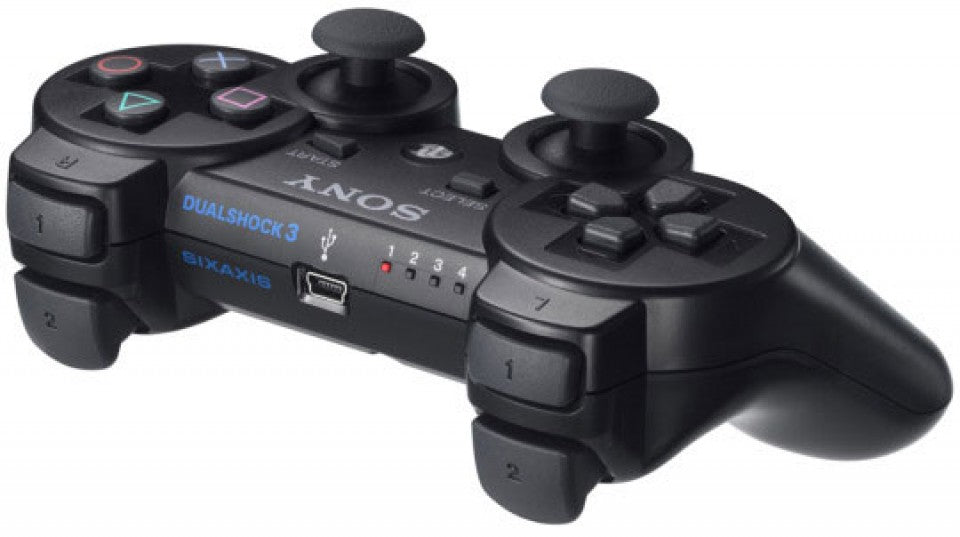 PlayStation 3 Dualshock 3 Wireless Controller - Black PS3 - Video Game Accessory - Used - CaveGamers - Image 3