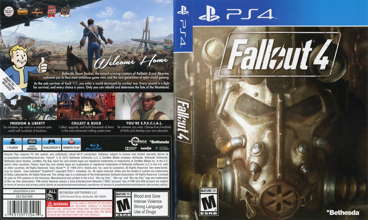 Fallout 4 PS4 - Video Game - Used - CaveGamers - Image 4