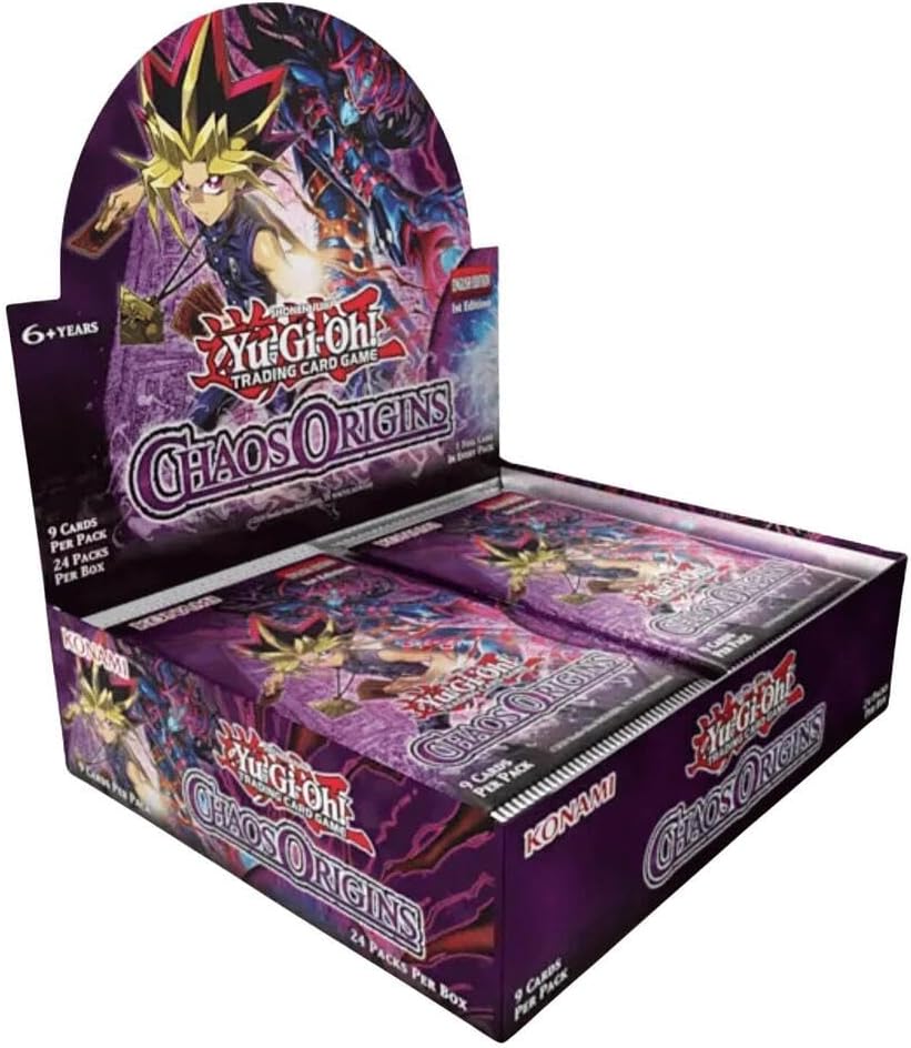 Yu-Gi-Oh! TCG: Chaos Origins Booster Box 1st Edition 24 Packs - Trading Card - New - CaveGamers