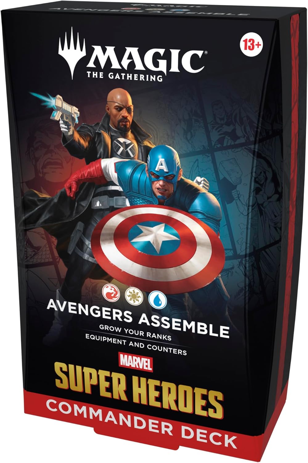 Magic: The Gathering - Marvel Super Heroes Commander Deck Avengers Assemble - Trading Card - New - CaveGamers