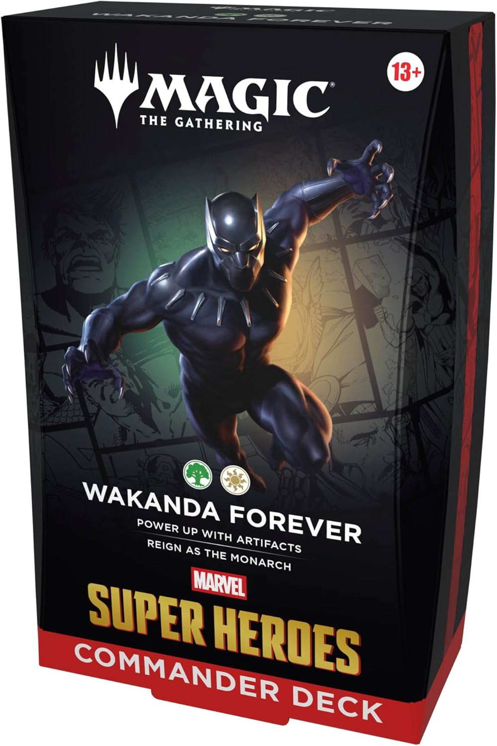 Magic: The Gathering - Marvel Super Heroes Commander Deck Wakanda Forever - Trading Card - New - CaveGamers