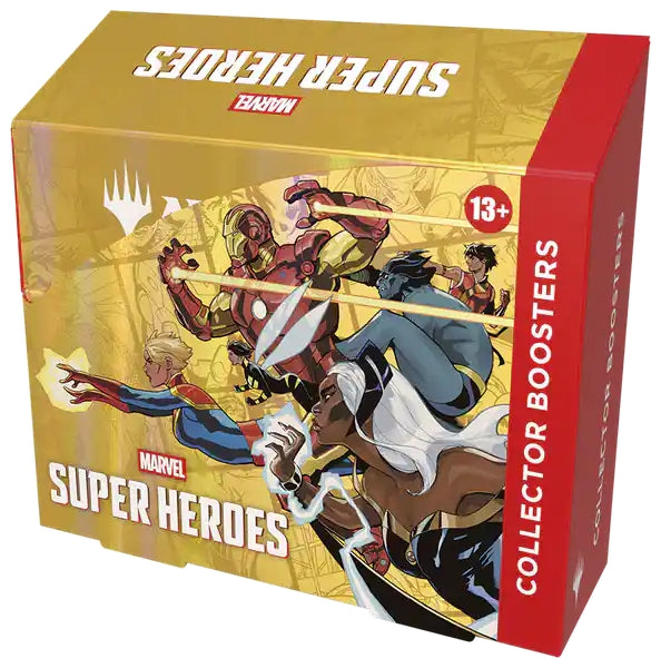 Magic: The Gathering - Marvel Super Heroes Collector Booster Box - Trading Card - New - CaveGamers