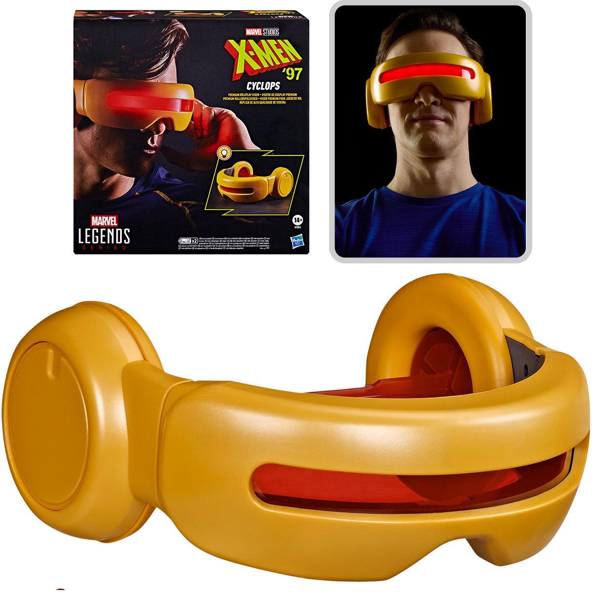 X-Men 97 Marvel Legends Series Cyclops Premium Roleplay Visor Prop Replica Action Figures - Toys - New - CaveGamers