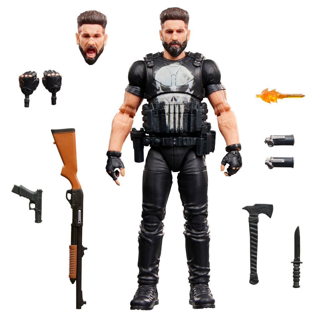 Marvel Legends: Series The Punisher 6" Action Figure Action Figures - Toys - New - CaveGamers - Image 2