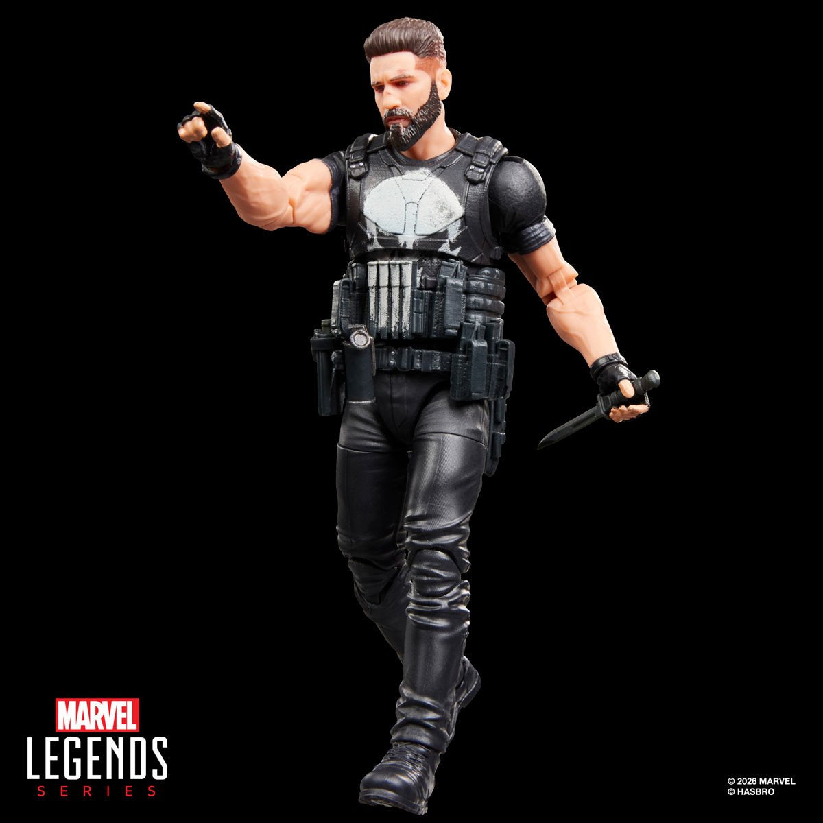 Marvel Legends: Series The Punisher 6" Action Figure Action Figures - Toys - New - CaveGamers - Image 4