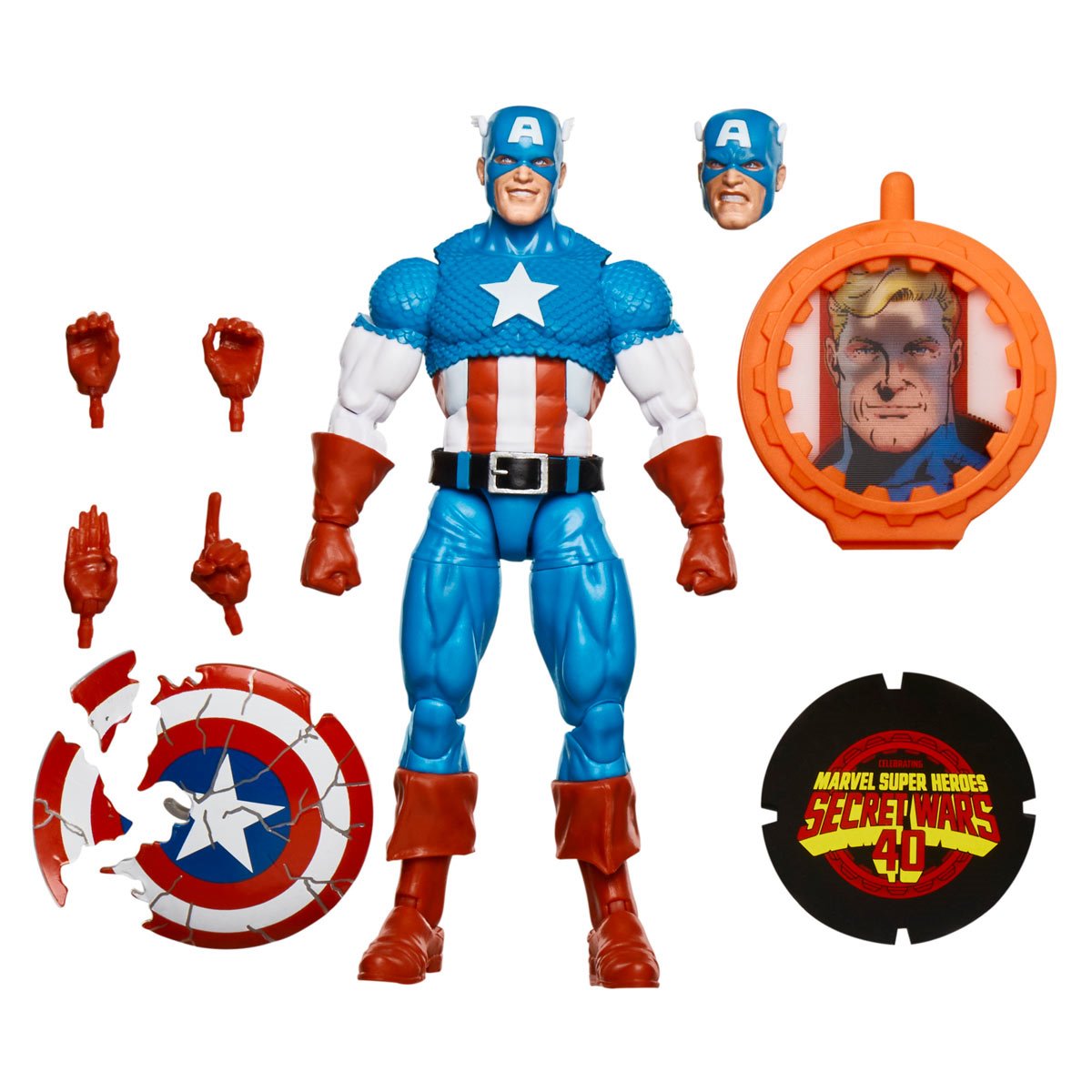 Secret Wars Marvel Legends Captain America 6" Action Figure Action Figures - Toys - New - CaveGamers - Image 2