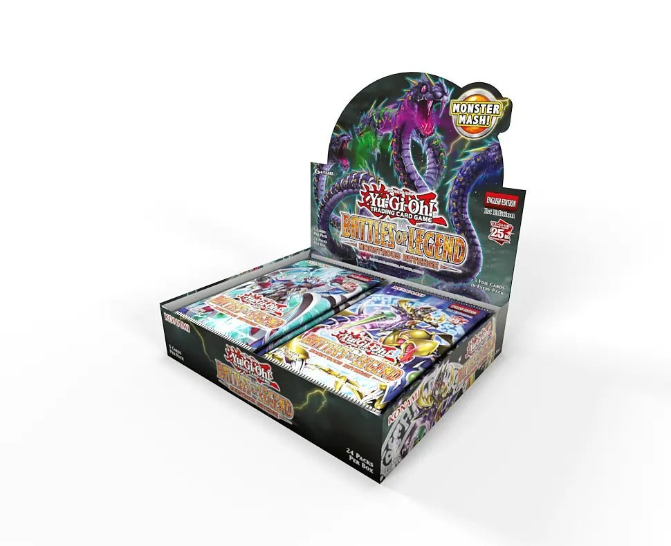 Yu-Gi-Oh! TCG: Battles of Legend - Monstrous Revenge Booster Box - Trading Card - New - CaveGamers