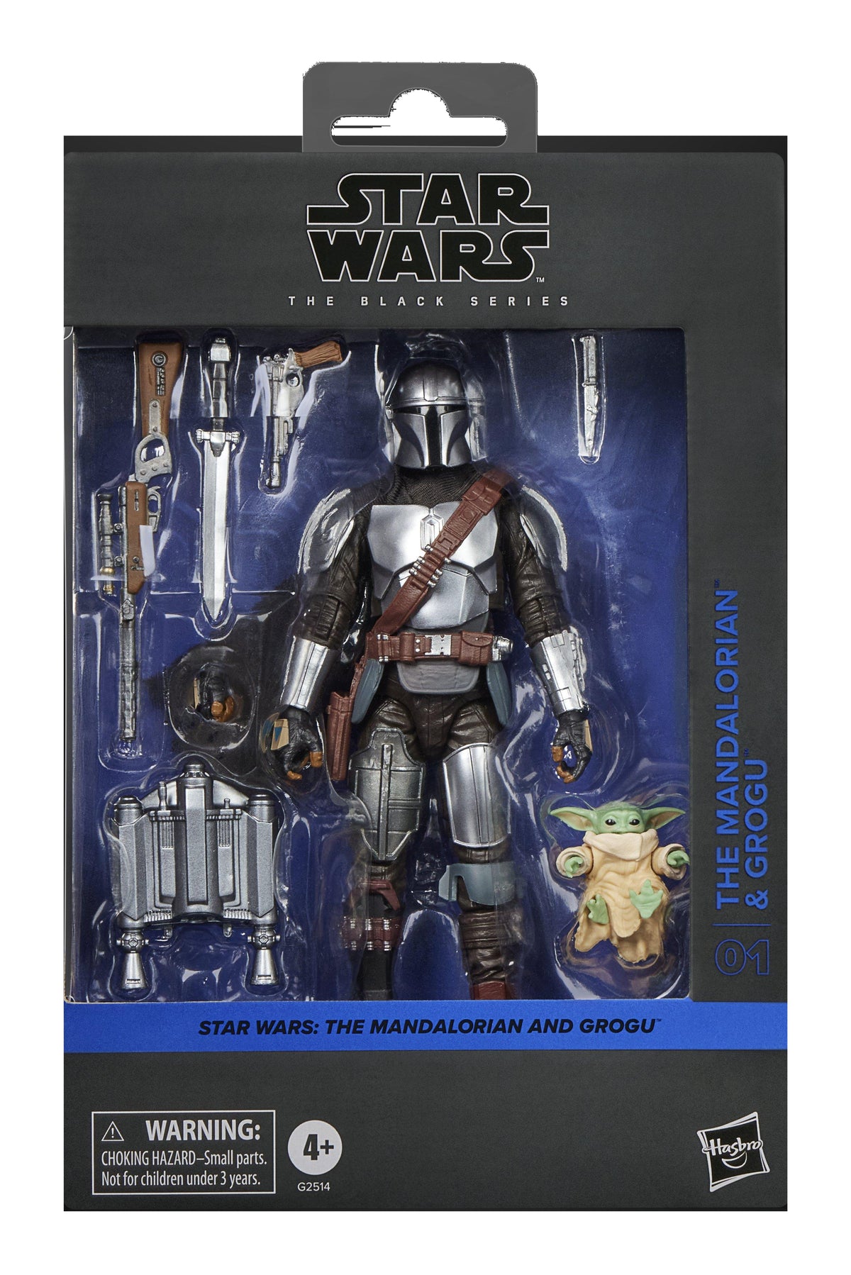 Star Wars The Black Series The Mandalorian & Grogu Deluxe 6" Action Figure Action Figures - Toys - New - CaveGamers