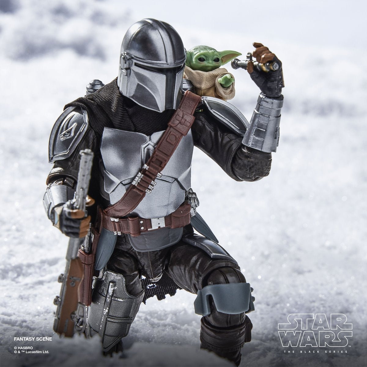 Star Wars The Black Series The Mandalorian & Grogu Deluxe 6" Action Figure Action Figures - Toys - New - CaveGamers - Image 7