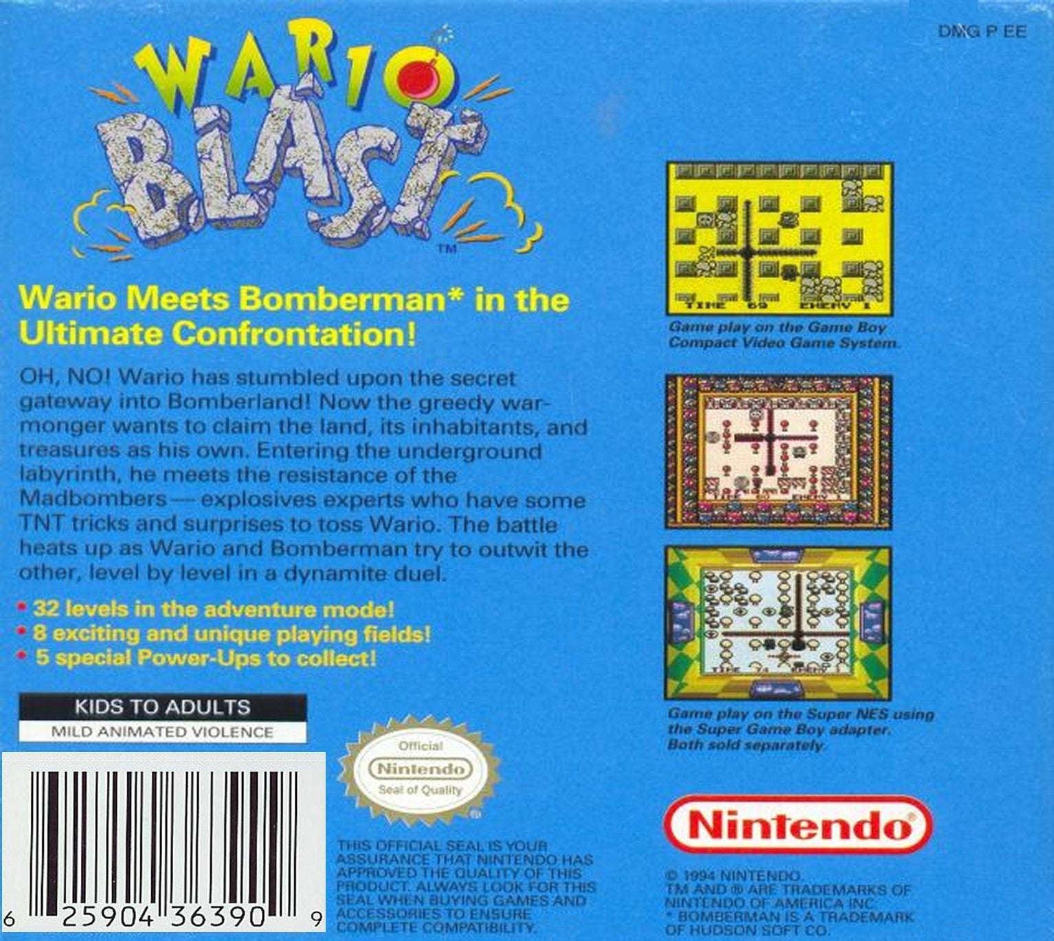 Wario Blast Game Boy - Video Game - Used - CaveGamers - Image 2