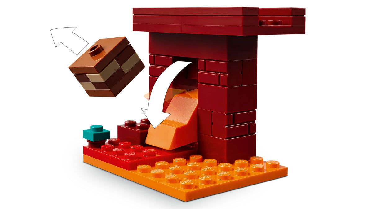 LEGO Minecraft The Nether Lava Battle #21266 Building Sets - Toys - New - CaveGamers - Image 5