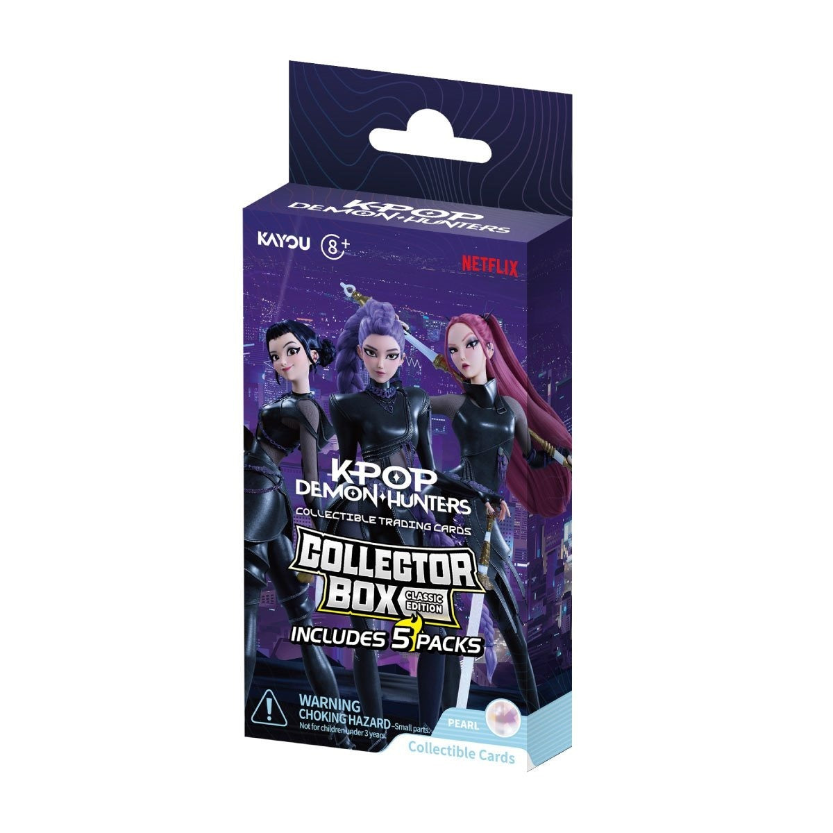 KPop Demon Hunters World Tour Classic Edition Collector Box 001 Collectible Trading Card 5-Pack Trading Cards - Trading Card - New - CaveGamers