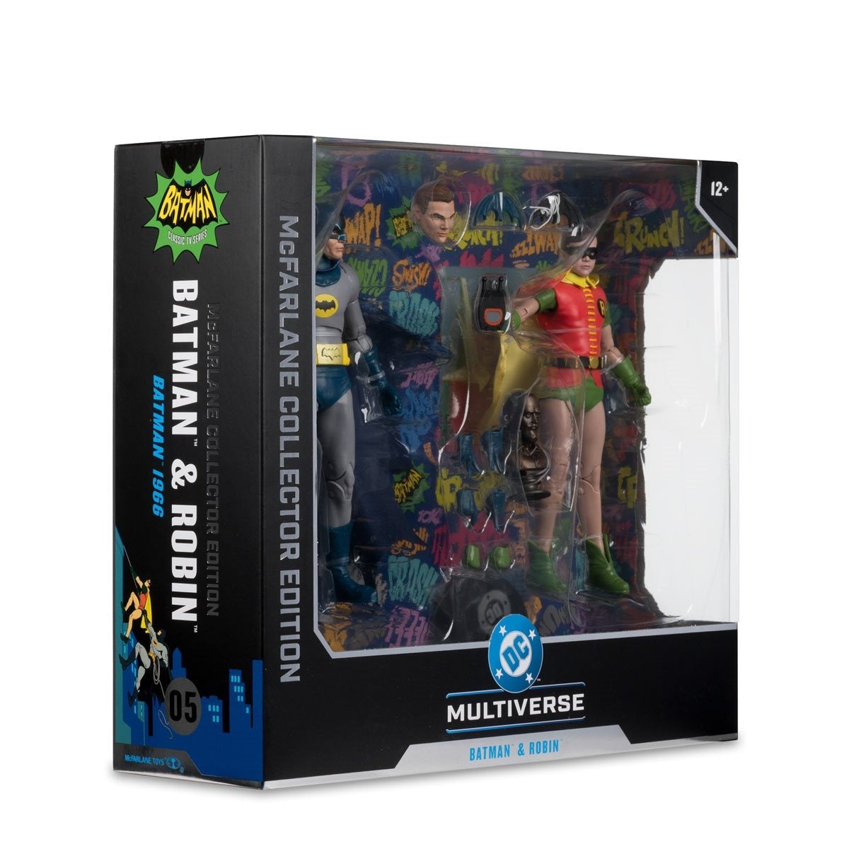 DC Multiverse: Batman and Robin Batman Classic TV Series #5 7-Inch Action Figure 2-Pack Action Figures - Toys - New - CaveGamers - Image 11
