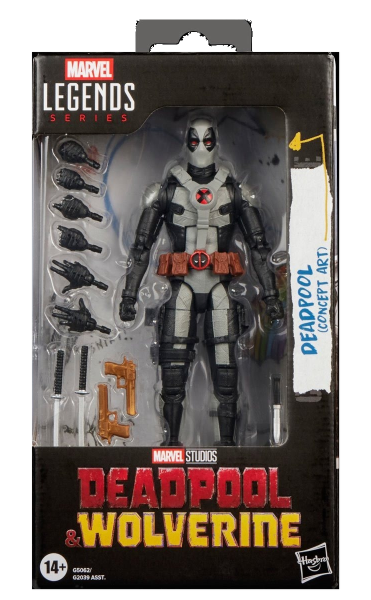 Marvel Legends: Deadpool & Wolverine Deadpool (Concept Art) 6-Inch Action Figure Action Figures - Toys - New - CaveGamers