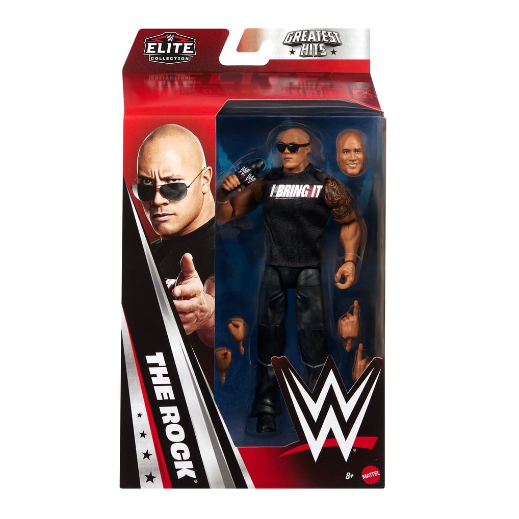 Mattel WWE Elite Collection Greatest Hits Series 5 The Rock Action Figure Action Figures - Toys - New - CaveGamers