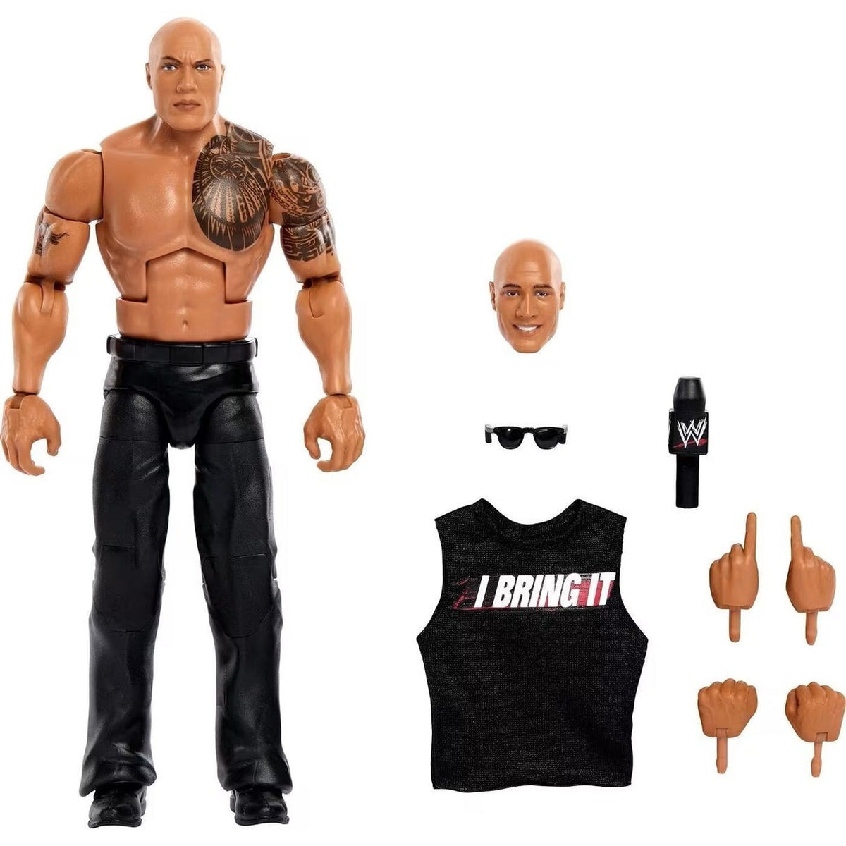 Mattel WWE Elite Collection Greatest Hits Series 5 The Rock Action Figure Action Figures - Toys - New - CaveGamers - Image 2