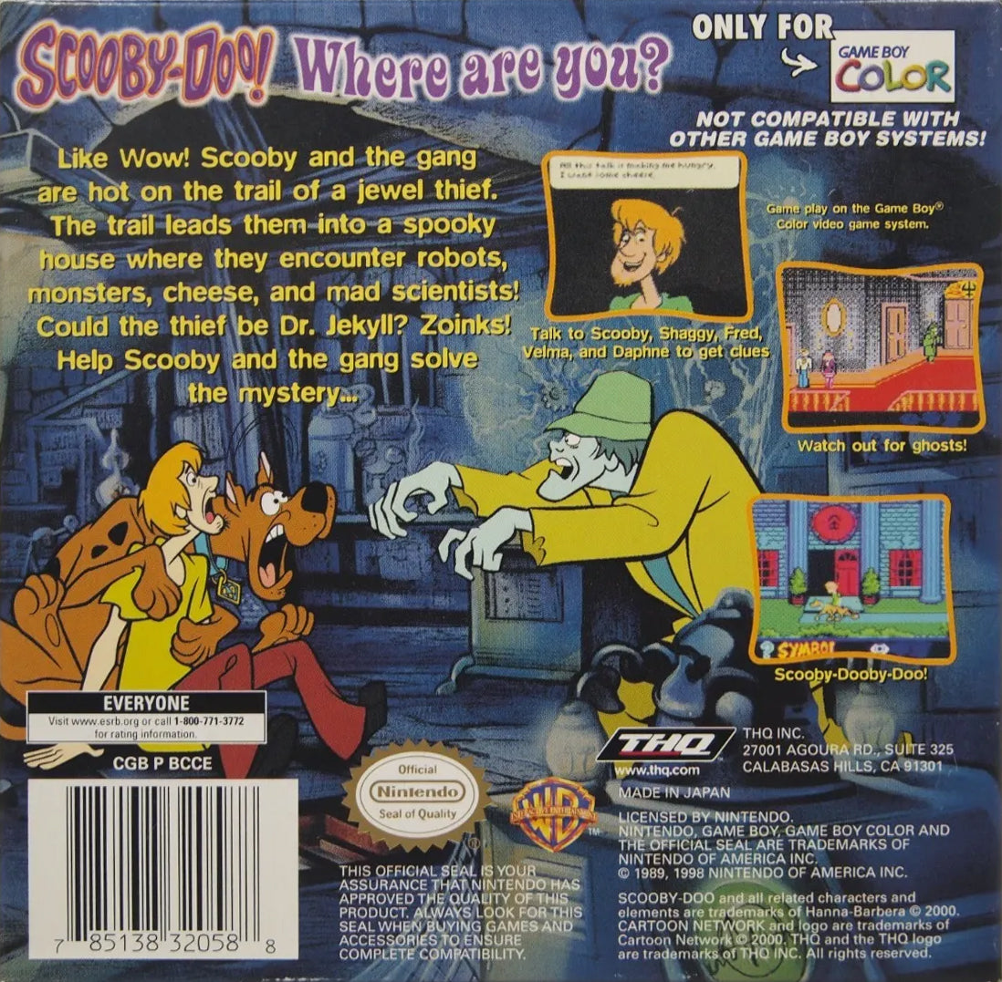 Scooby-Doo! Classic Creep Capers Game Boy Color - Video Game - Used - CaveGamers - Image 2