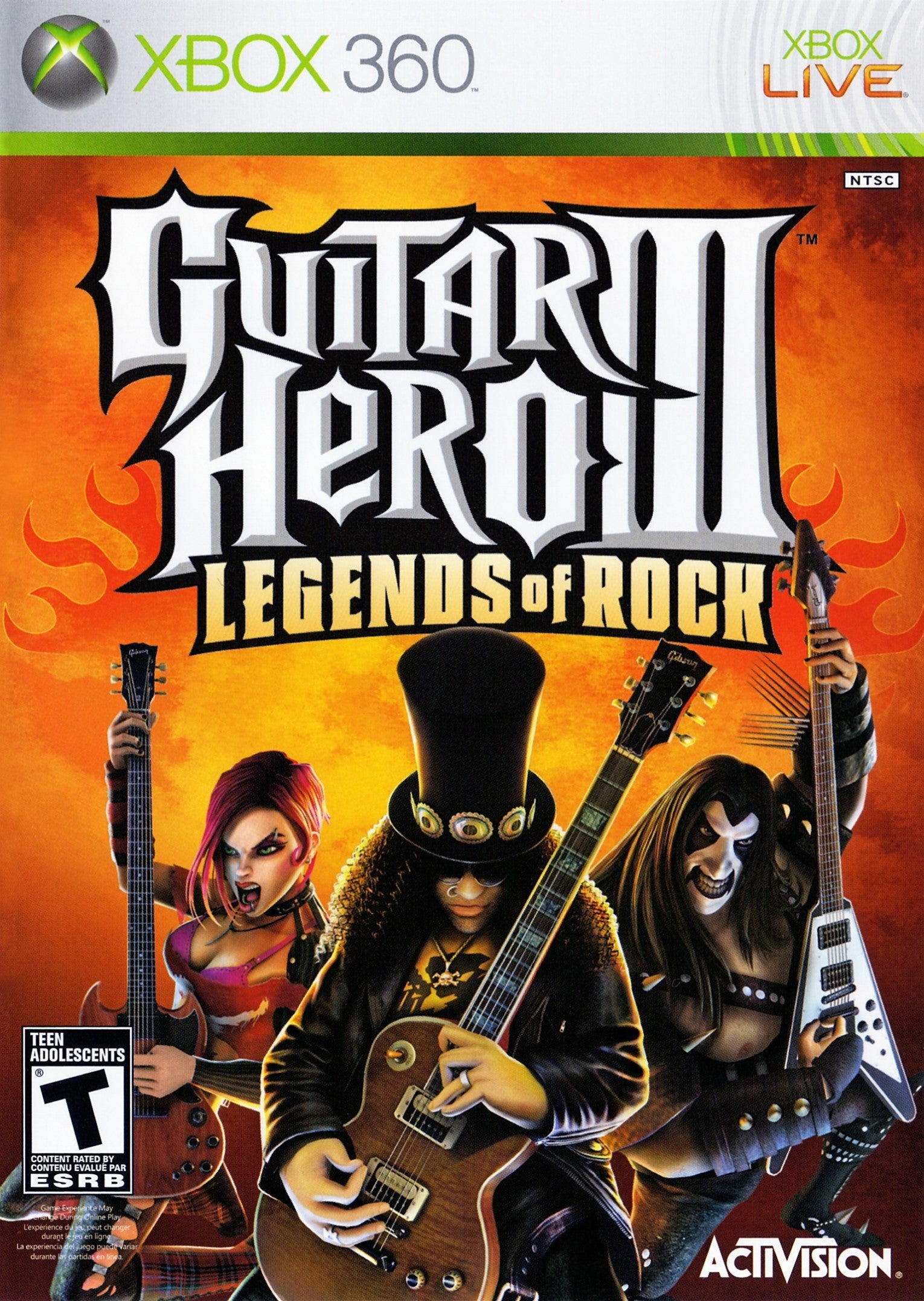 Guitar Hero III: Legends of Rock Xbox 360 - Video Game - Used - CaveGamers
