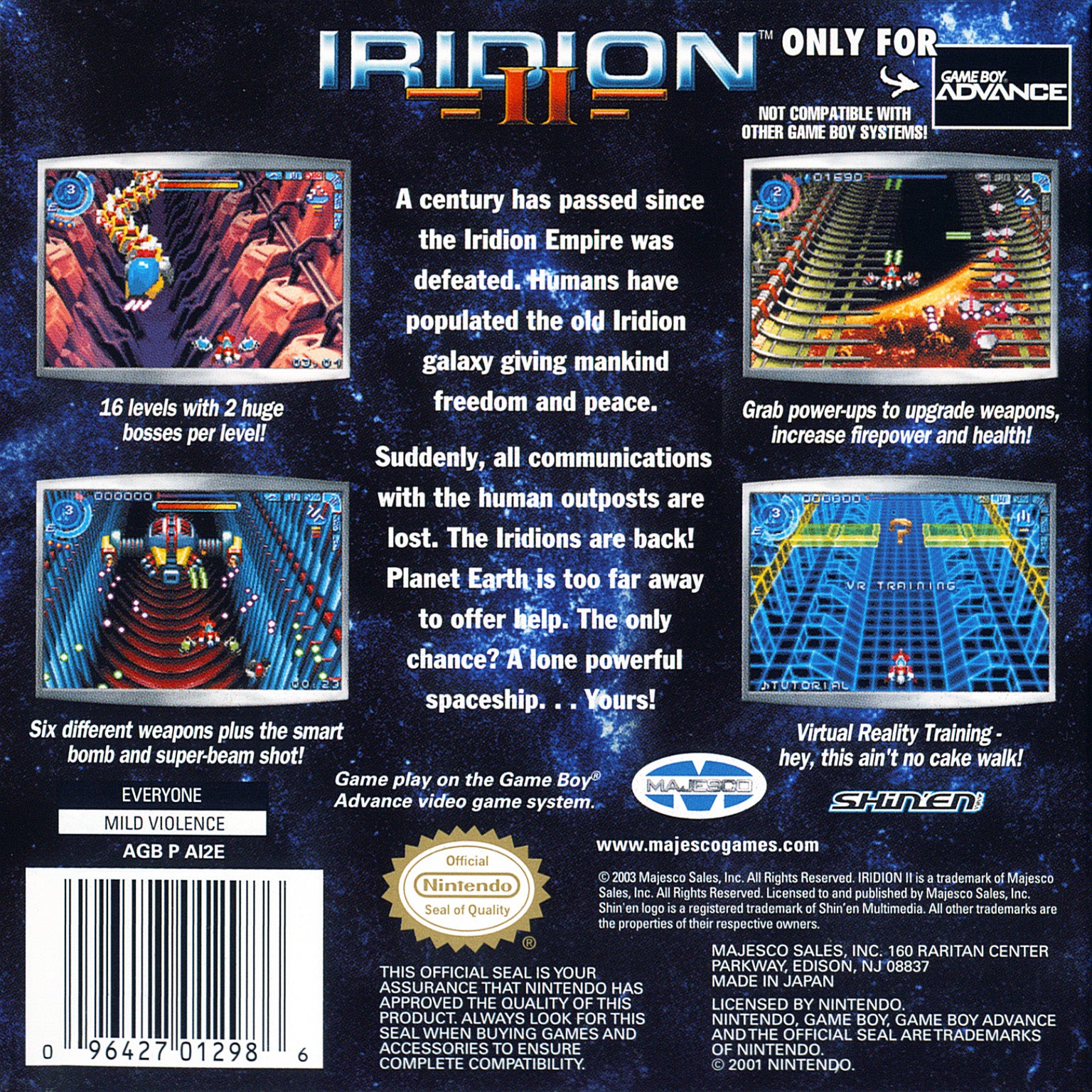 Iridion II Game Boy Advance - Video Game - Used - CaveGamers - Image 2