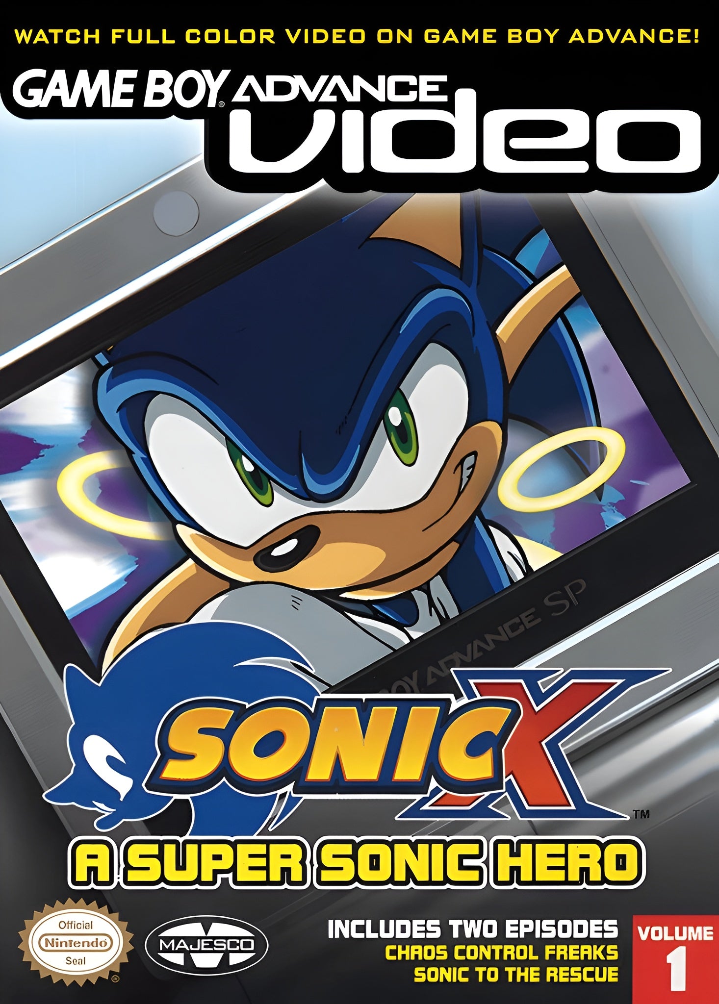 Sonic X: A Super Sonic Hero Video Game Boy Advance - Video Game - Used - CaveGamers