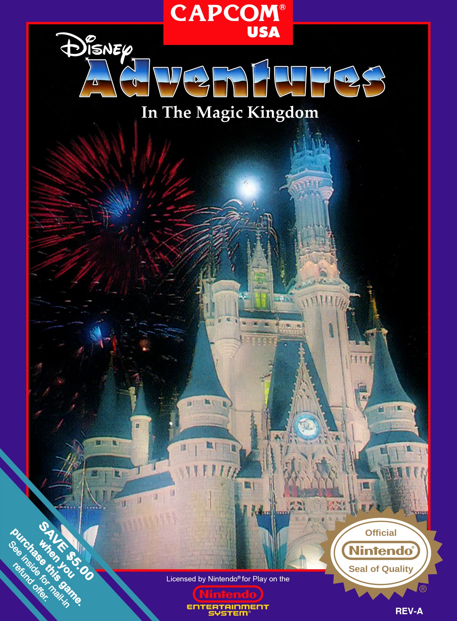 Disney Adventures in the Magic Kingdom NES - Video Game - Used - CaveGamers
