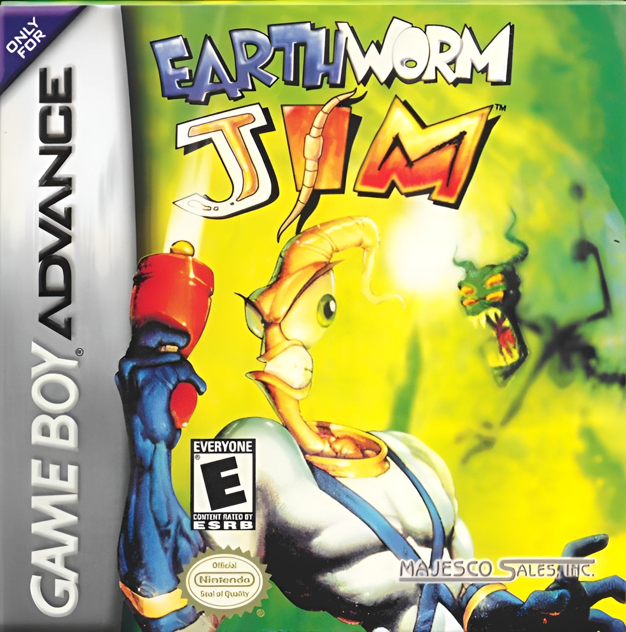 Earthworm Jim Game Boy Advance - Video Game - Used - CaveGamers