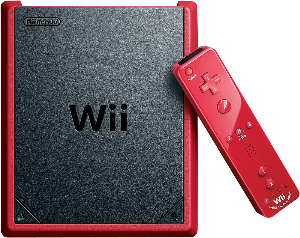 Nintendo Wii Mini Console - Red / Black - Video Game System - Used - CaveGamers