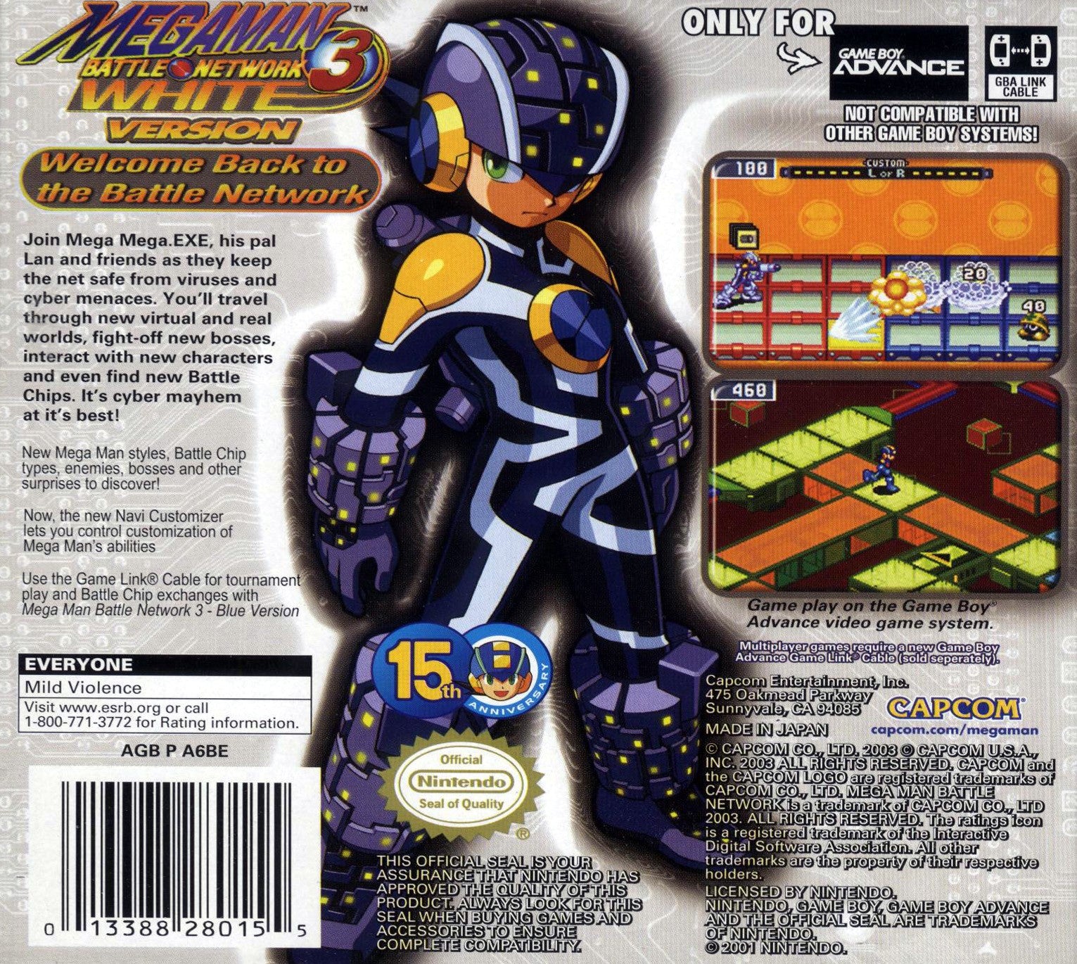 MegaMan Battle Network 3 White