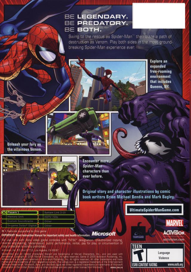 Ultimate Spider-Man Xbox - Video Game - Used - CaveGamers - Image 2