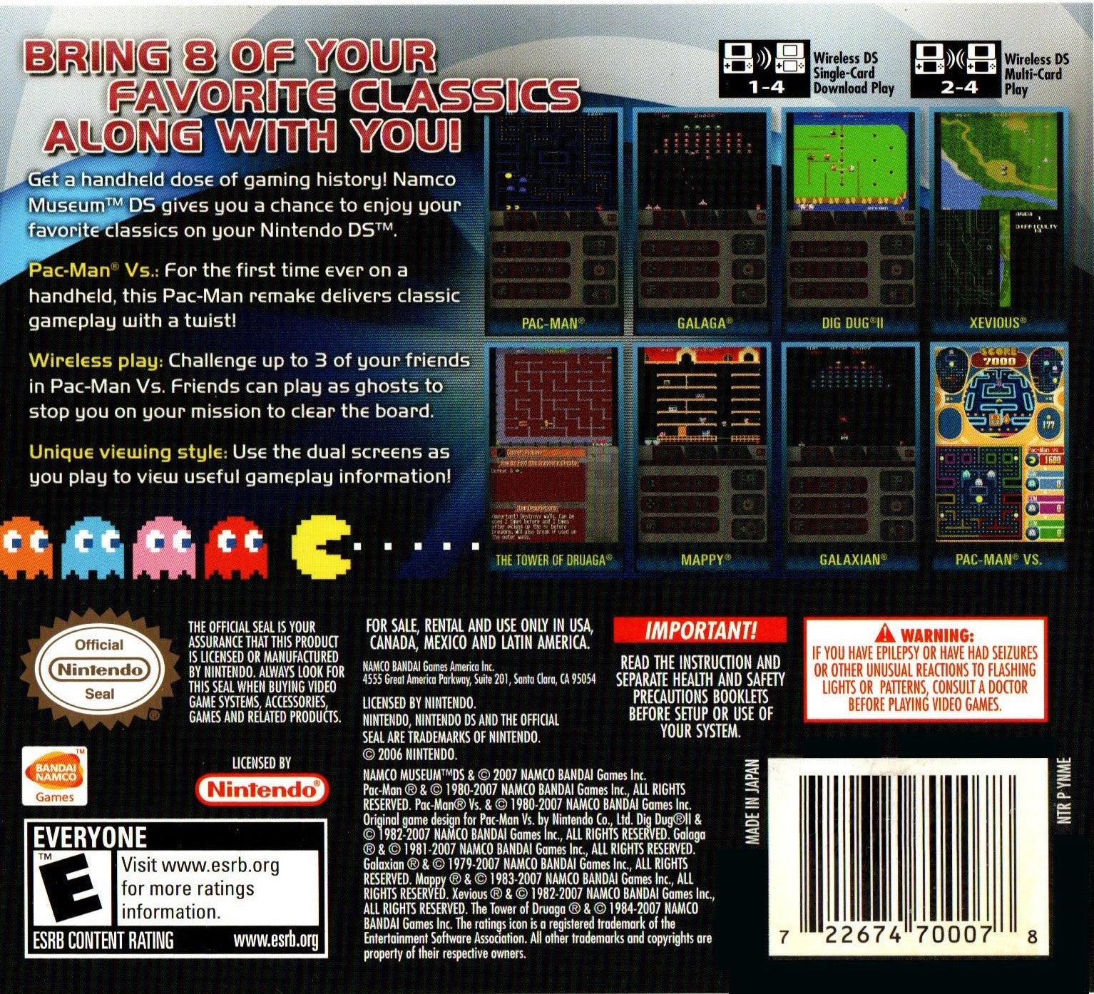 Namco Museum DS - Video Game - Used - CaveGamers - Image 2