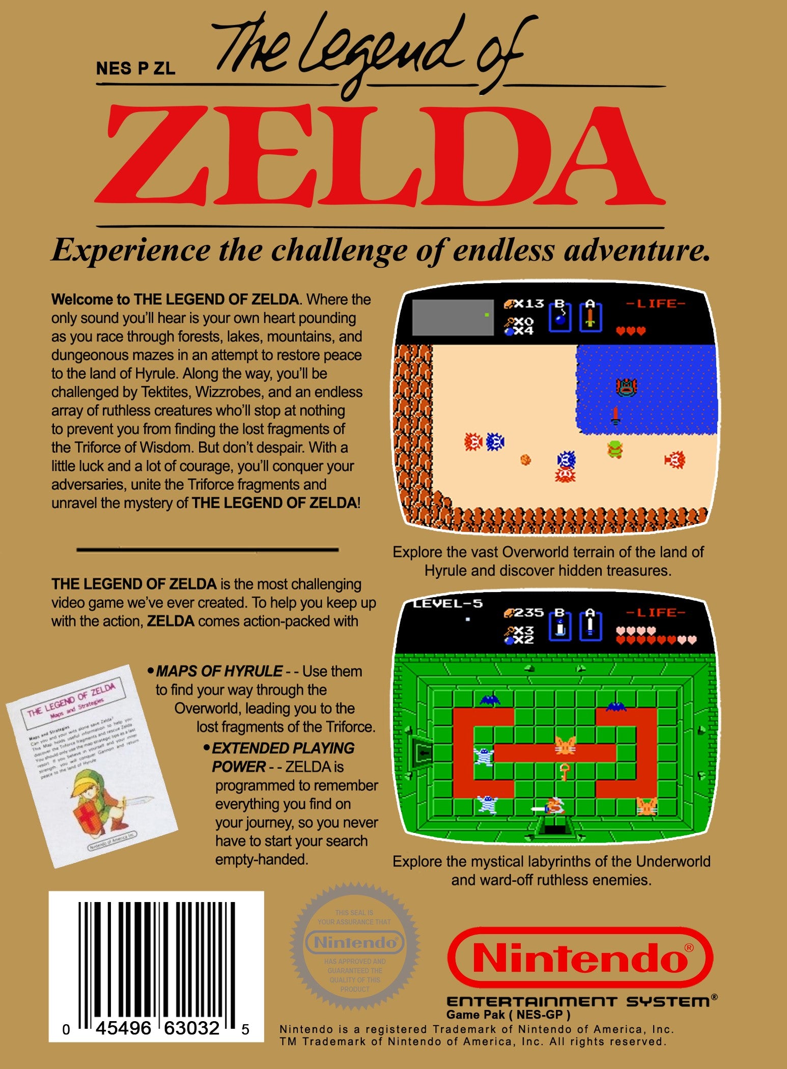 The Legend of Zelda (Gray Cartridge)