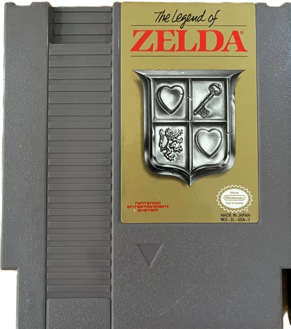 The Legend of Zelda (Gray Cartridge) NES - Video Game - Used - CaveGamers - Image 3