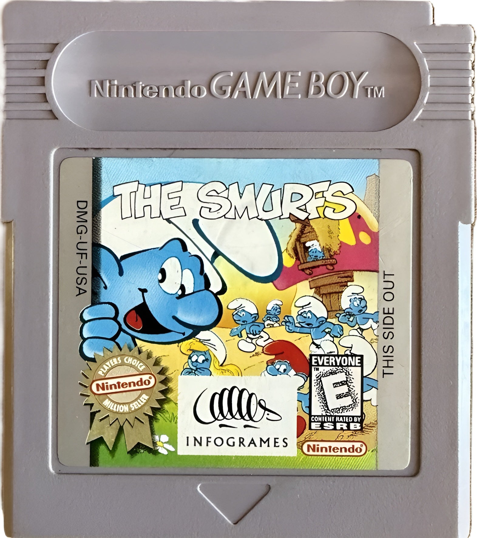 The Smurfs Game Boy - Video Game - Used - CaveGamers - Image 3
