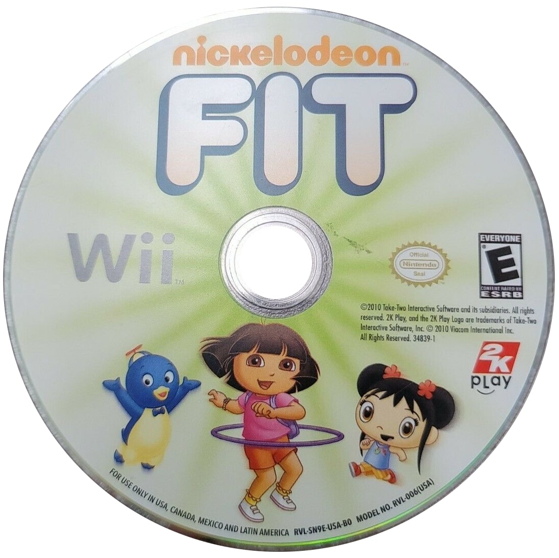 Nickelodeon Fit Wii - Video Game - Used - CaveGamers - Image 3