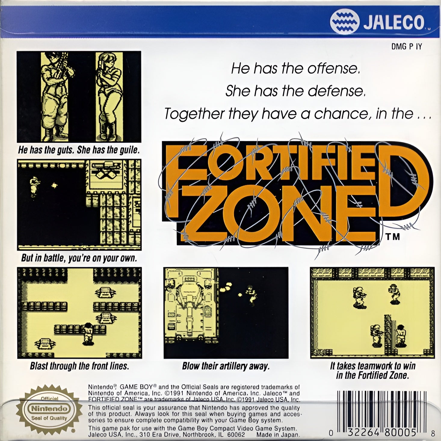 Fortified Zone Game Boy - Video Game - Used - CaveGamers - Image 2