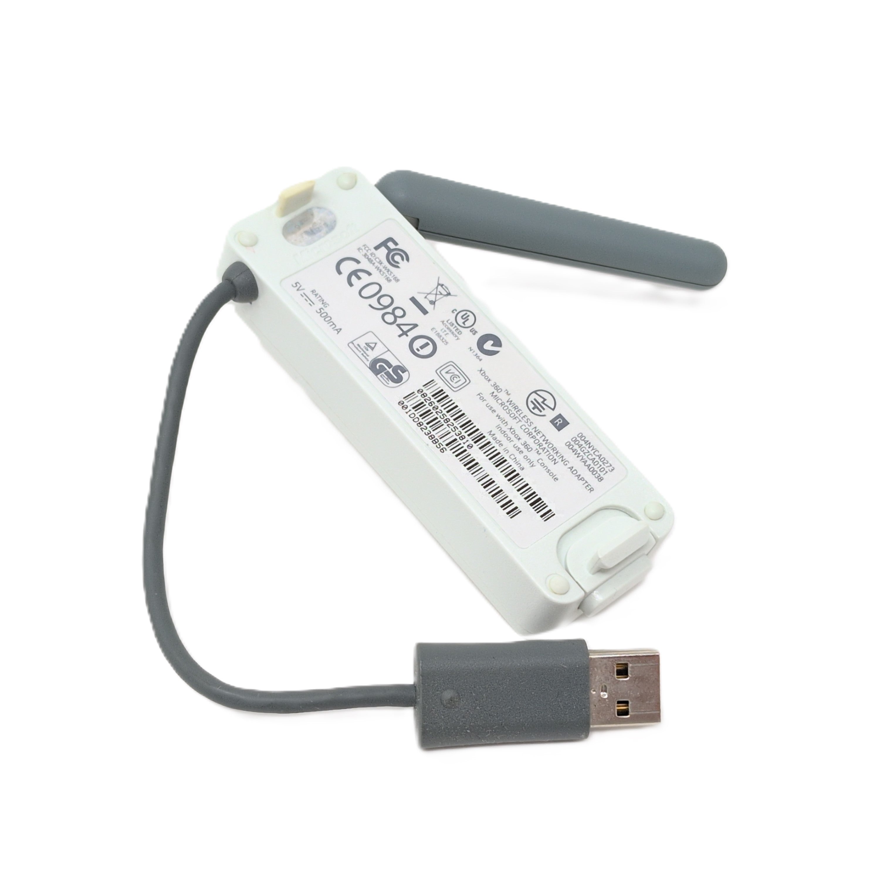 Xbox 360 Wifi Wireless Adapter - White - Video Game Accessory - Used - CaveGamers - Image 2