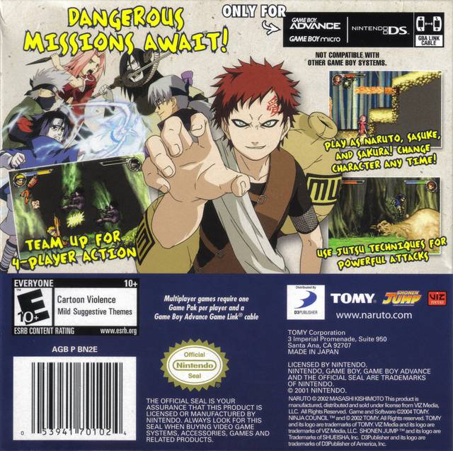 Naruto Ninja Council 2 Game Boy Advance - Video Game - Used - CaveGamers - Image 2