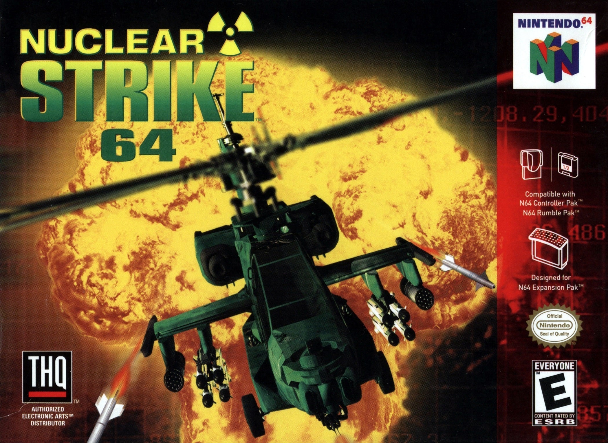 Nuclear Strike N64 - Video Game - Used - CaveGamers