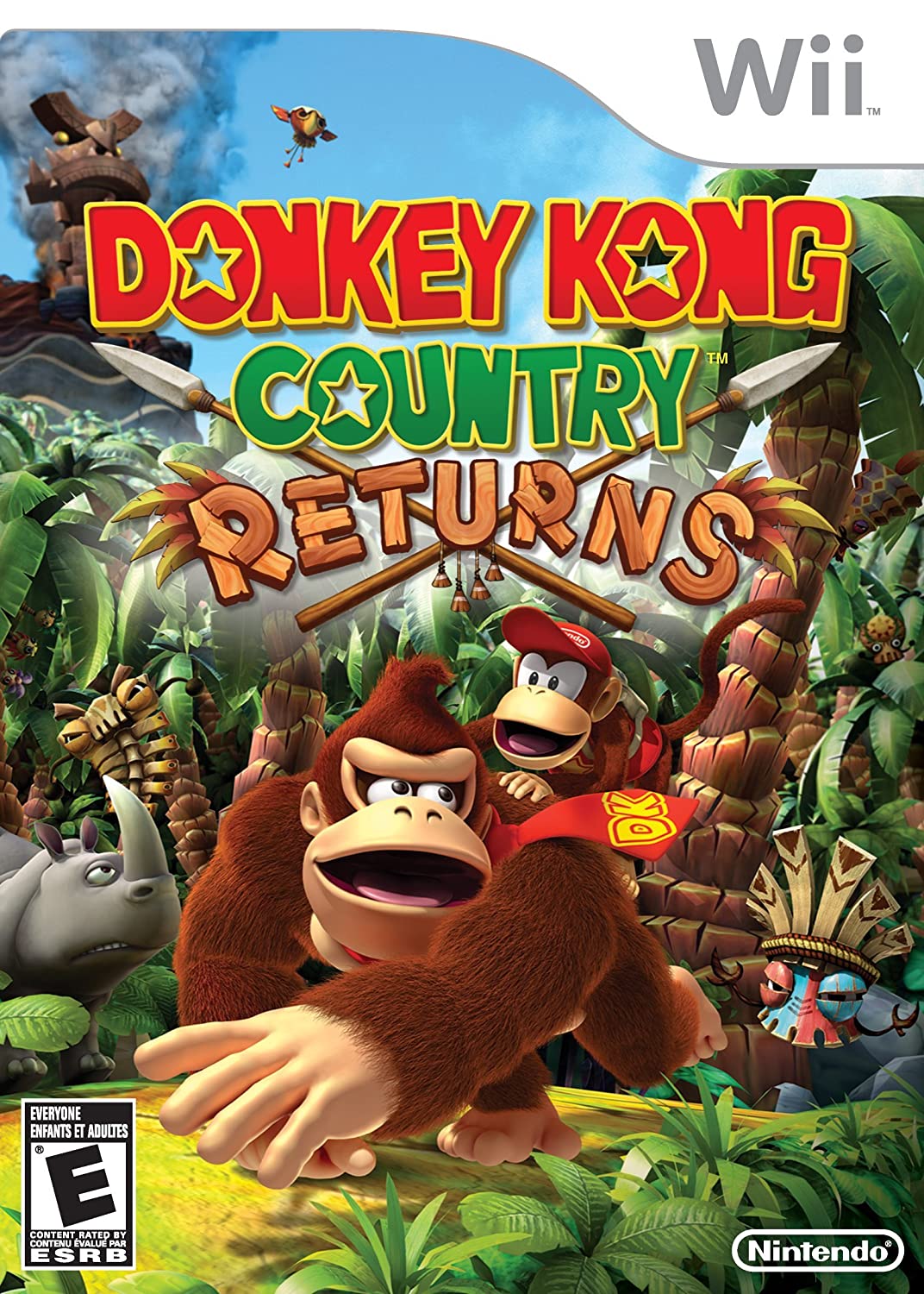 Donkey Kong Country Returns Wii - Video Game - Used - CaveGamers