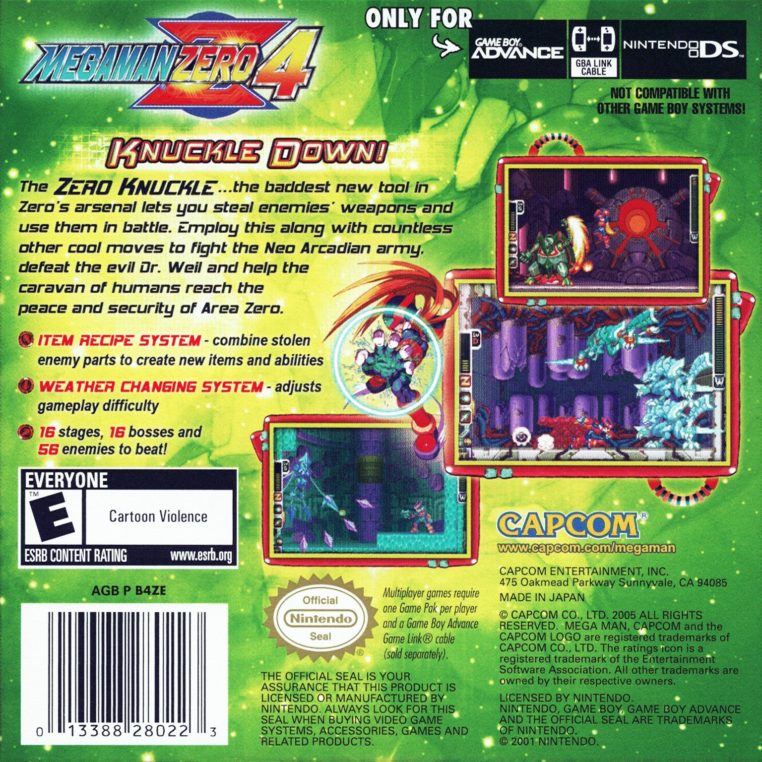 Mega Man Zero 4 Game Boy Advance - Video Game - Used - CaveGamers - Image 2