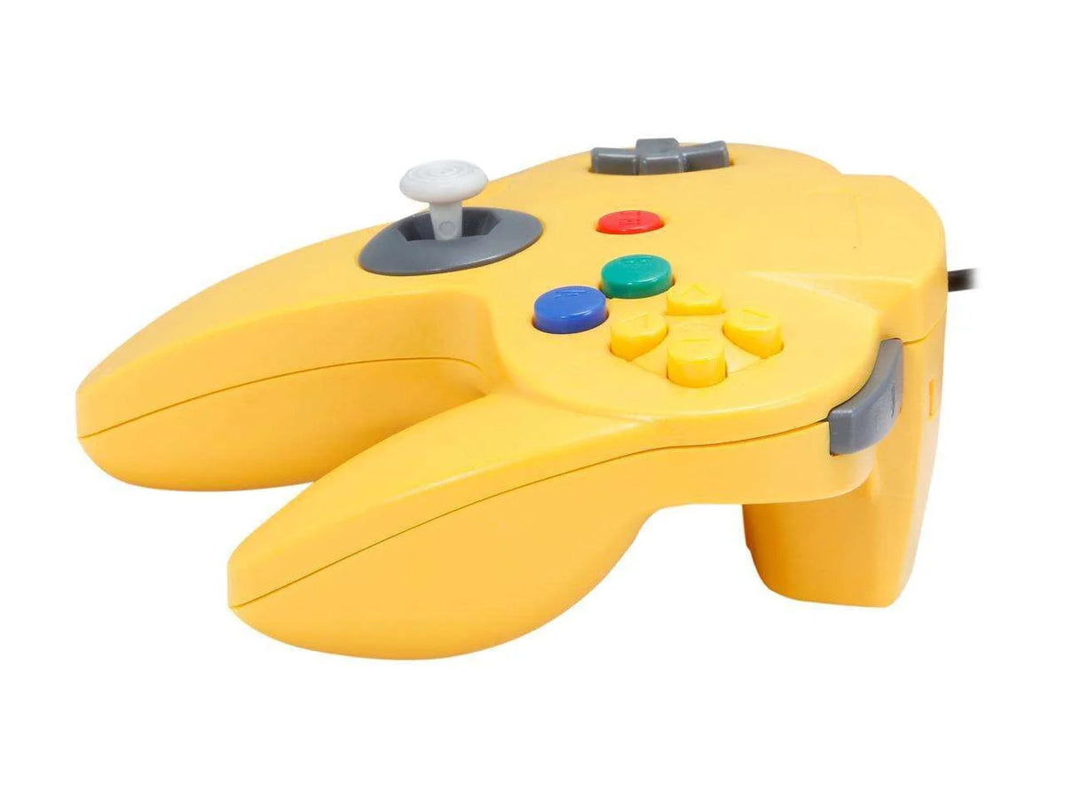 Nintendo 64 Controller - Yellow N64 - Video Game Accessory - Used - CaveGamers - Image 3